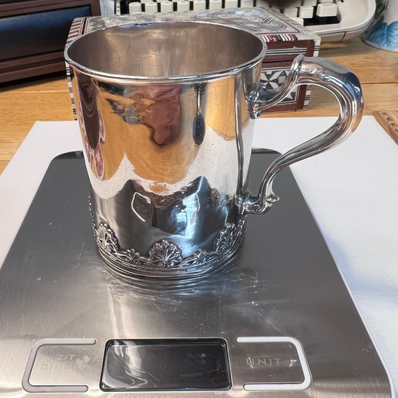 Vintage Engraved Sterling Silver Cup, 4.9 Oz - Picture 3 of 5